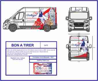 Service de covering véhicule utilitaire